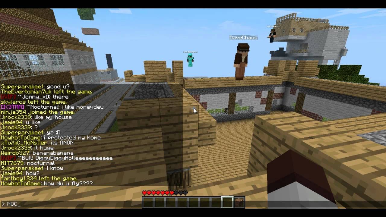 Minecraft | DaveChaos Building in Minecraft! [August 15th] THE YOGSCAST!!! (Short Version)