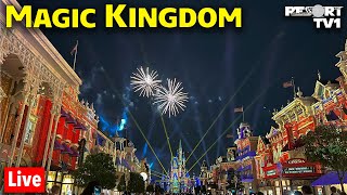 🔴Live: Friday Night Live at Magic Kingdom with Multi Angle Fireworks! - Walt Disney World