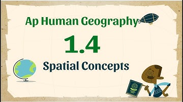 AP Human Geography Unit 1.4  Spatial Concepts Explained!