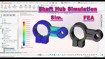FEA & Simulation Tutorial - Shaft Hub | Solidworks Simulation Tutorial  | Finite Element Analysis