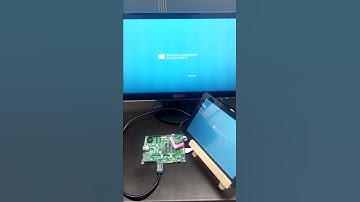 Windows Embedded Compact 2013 Multi Display test in i.MX6QP board.