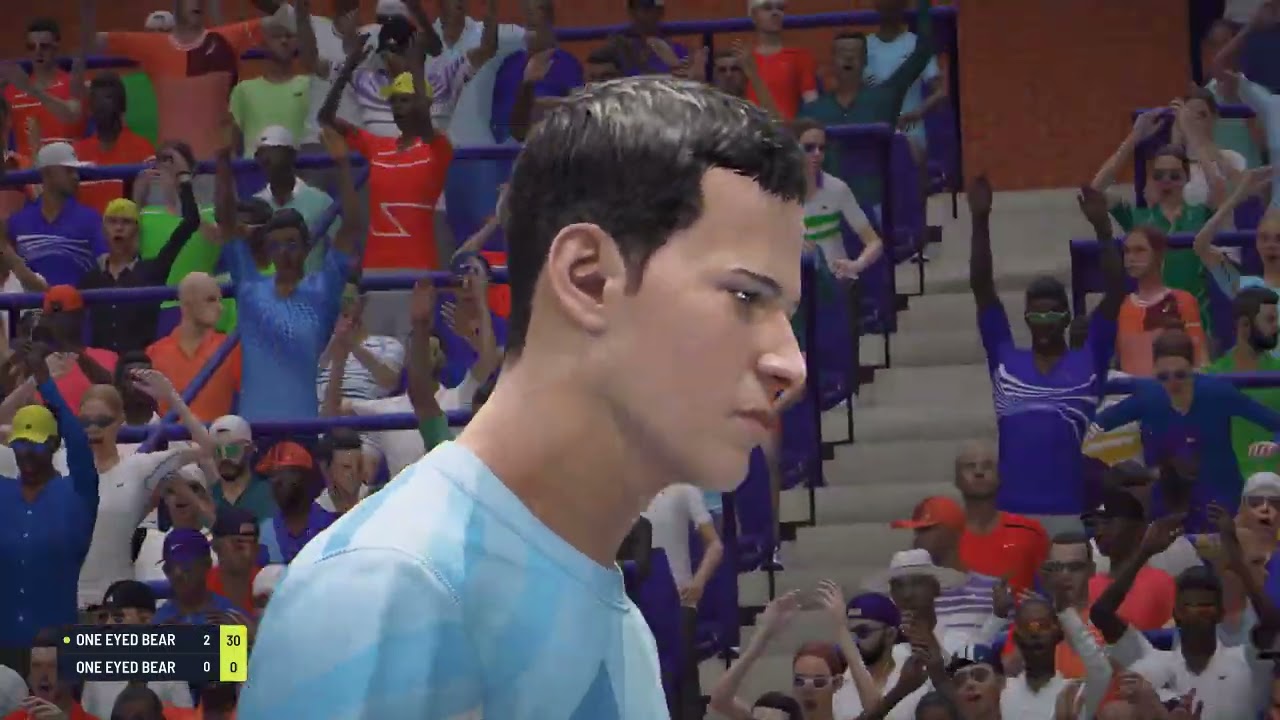 TieBreak Tennis One Eyed Bear vs One Eyed Bear Legendary Difficulty 1 SET US Open