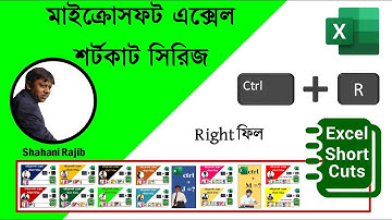 ctrl+R Excel Shortcut 20 #Shahani Rajib