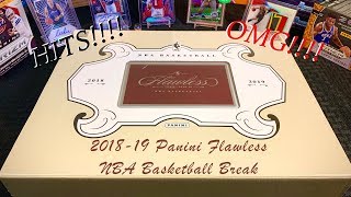 $2000 BOX BREAK! 2018-19 Panini Flawless NBA Trading Cards Box Break Video @Cardnatics