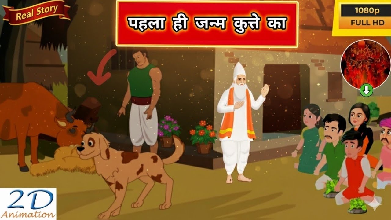 पहला ही जन्म कुत्ते का होता है चौरासी लाख योनियो मे 2D Animation- संत रामपाल जी महाराज | Allah Kabir