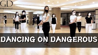 DANCING ON DANGEROUS - LINE DANCE