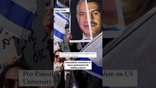 Pro-Palestinian protests escalate on US University campuses #palestine #gazaunderattak #protest