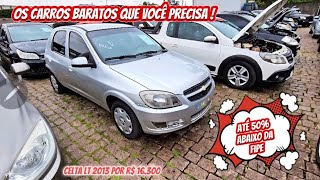 OS CARROS MAIS BARATOS DO LEILÃO DE R$ 10.600 á R$ 22.400  #brunonoleilao