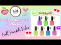 @Kiki.London  pastel neon gel polish collection swatch review / cruelty free nails/ gel nails