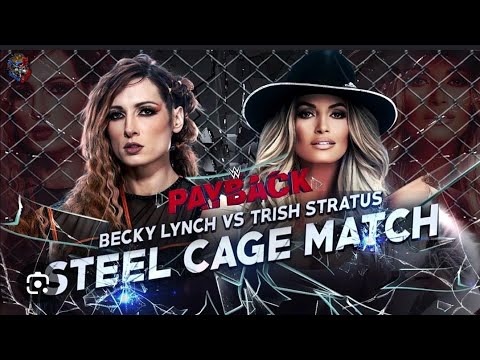 Becky Lynch vs Trish Stratus - Steel Cage Match, WWE2K23