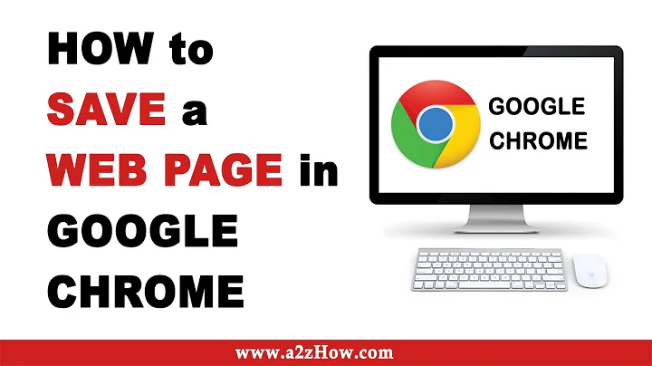 How to Save a Web Page in Google Chrome (Desktop)