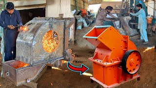 Amazing Manufacturing Process of Mini Stone Crusher Machine || How Stone Crusher Machine Are Made