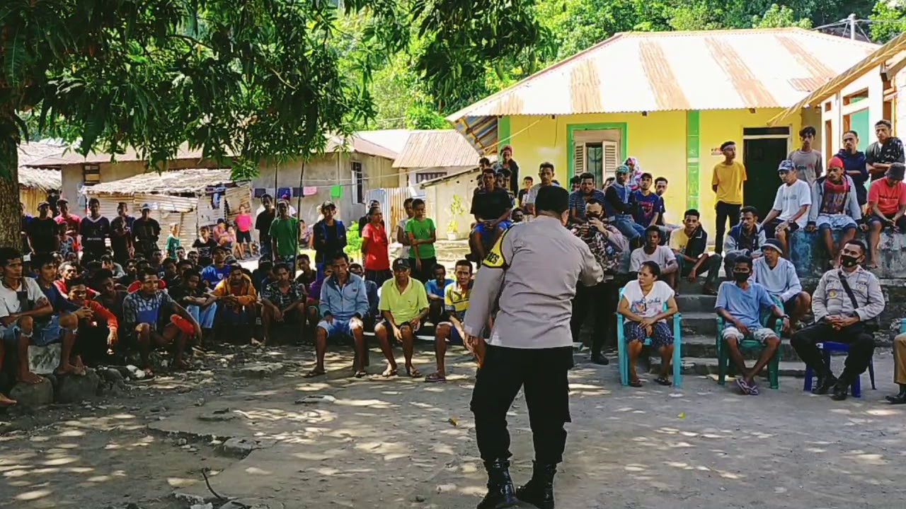 nasihat Waka polres MBD... pada masyarakat  bebar ( pulau damer )..
