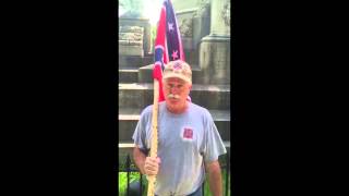 Mike Williams protests removal of Confederate flag