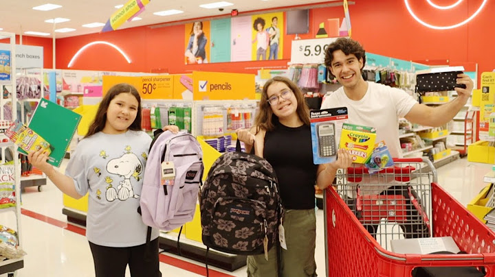 Taking my sisters BACK TO SCHOOL shopping!