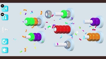 Nuts And Bolts Sort / LEVEL 7 / Game