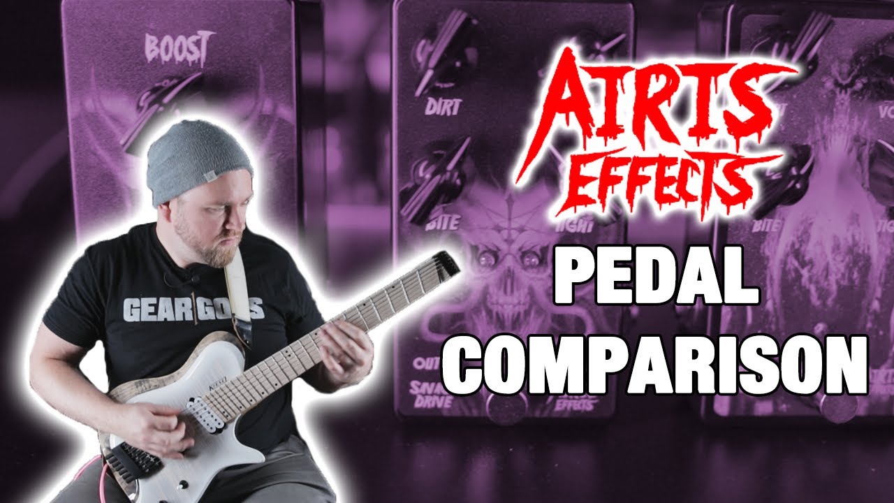 AIRIS EFFECTS Drive Pedal Comparison - Brutal Drive, Savage Drive