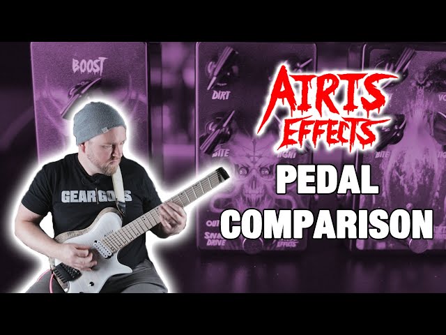 AIRIS EFFECTS Drive Pedal Comparison - Brutal Drive, Savage Drive