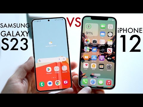 Samsung Galaxy S23 Vs iPhone 12! (Comparison) (Review)