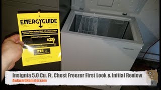 Insignia Chest Freezer First Look & Initial Review
