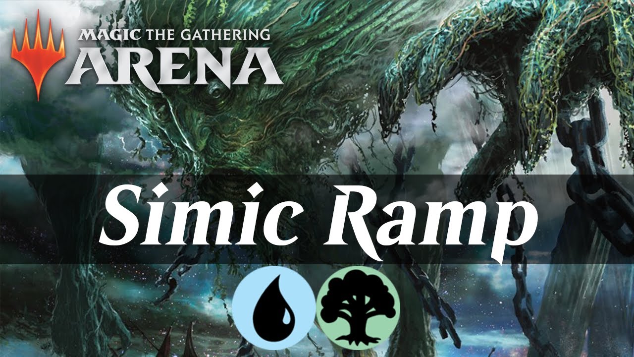 [매직 아레나] 시믹 램프 우진 게임 플레이 [BO1 Simic Ramp Ugin MTG Arena Standard ...