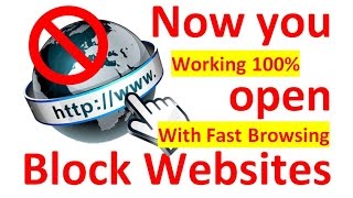 Now you can open block websites without software working 100% with fast browsing screenshot 2
