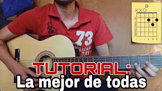 Video voorbeeld van "COMO TOCAR LA MEJOR DE TODAS DE LA BANDA EL RECODO EN GUITARRA | TUTORIAL"