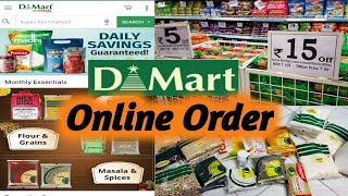 D mart Online Order in Chennai/How to Order Dmart product online /dmart grocery offet /Home delivery