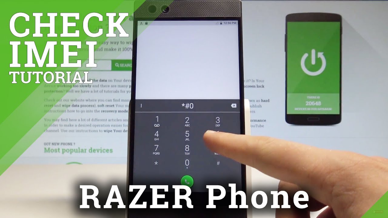 How To Check Imei On Razer Phone Serial Number Tutorial Hardreset Info Youtube