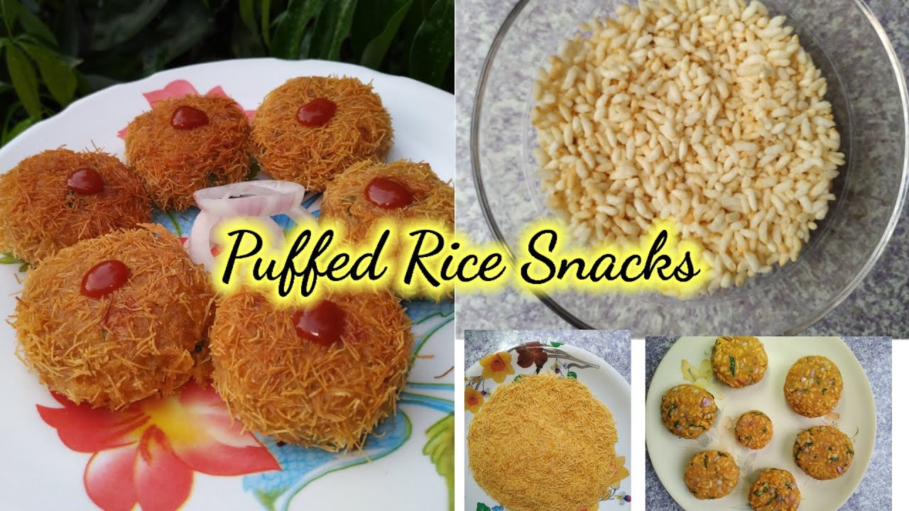 Puffed Rice Snacks Recipe YouTube