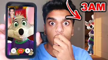 DO NOT FACETIME CHUCK E CHEESE AT 3AM!! OMG HE ANSWERED! *CHUCK E CHEESE BROKE INTO MY HOUSE*