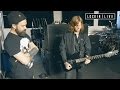 Backline with Alan Ashby - guitarist with Of Mice & Men