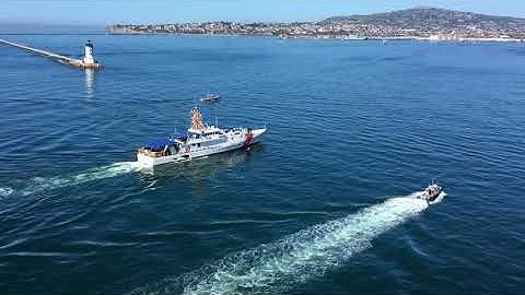 Coast Guard Fast Response Cutter Benjamin Bottoms arrives in LA (2019) 🇺🇸