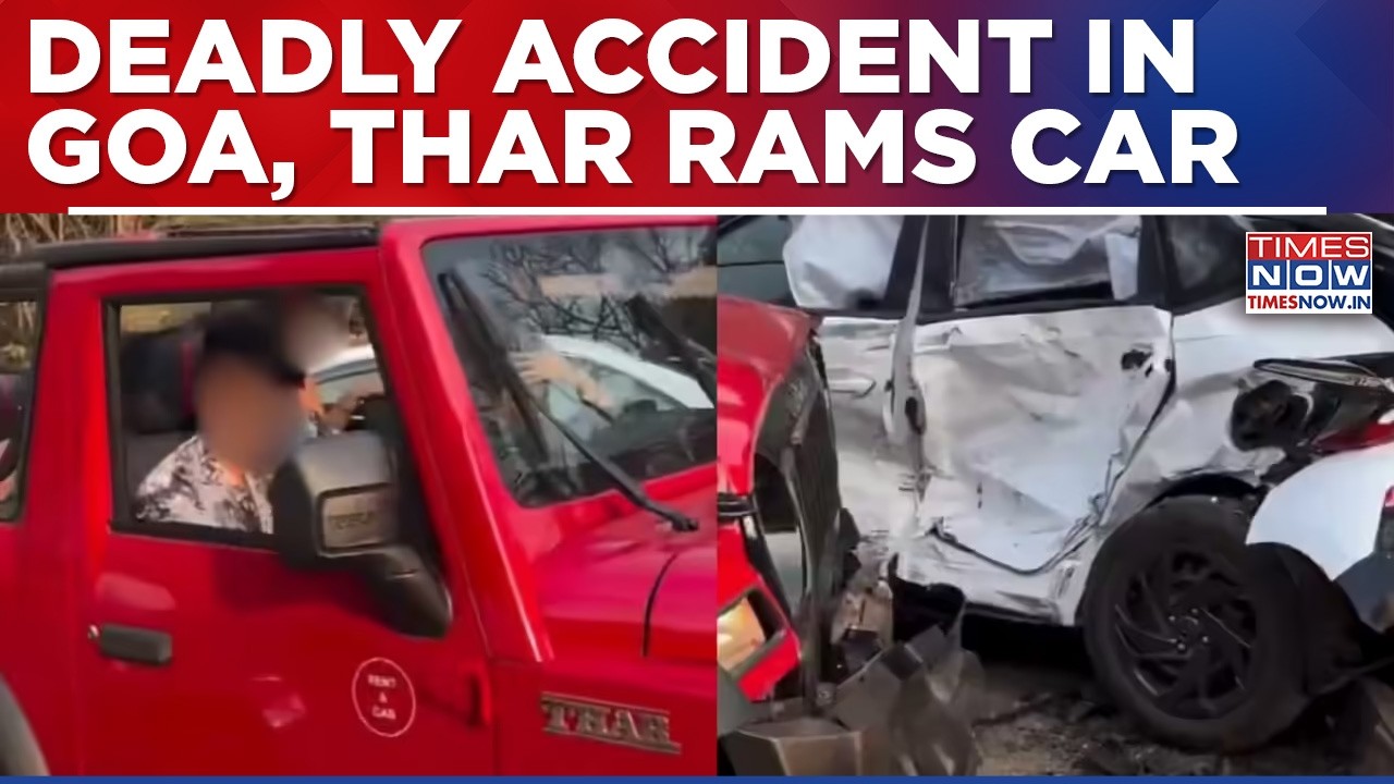 Thar Crashes Into Another Car In Goa, Bhopal Resident Dies In Accident, Was Driver Overspeeding?