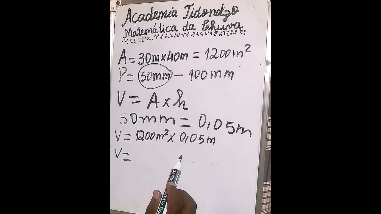 Quantidade de chuva num terreno