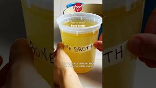 How to Make Bone Broth 🦴 #soup