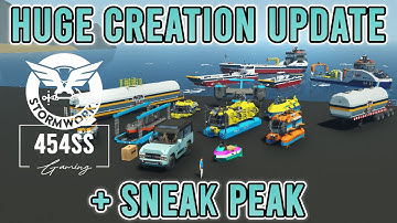 BIGGEST Batch of Creation Updates in Stormworks...