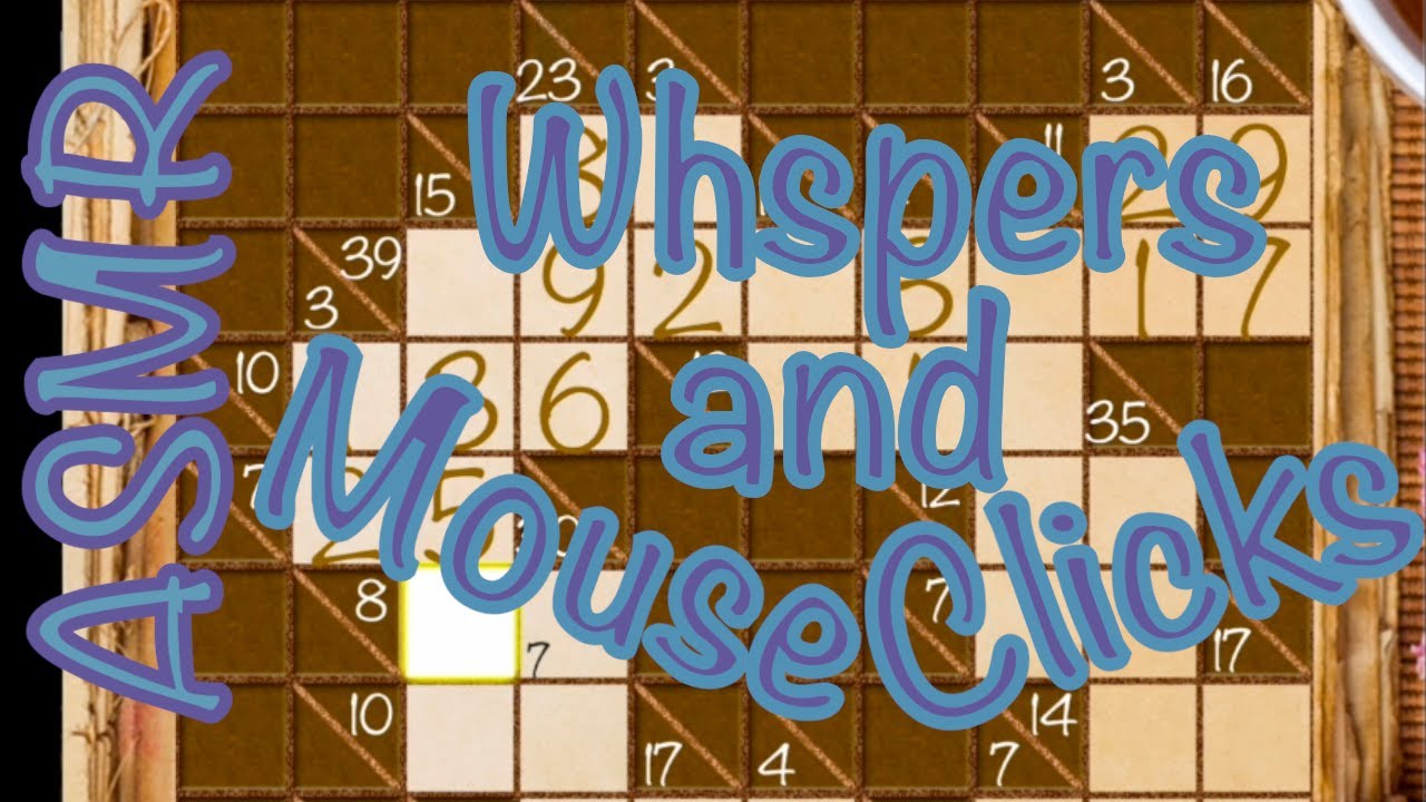 Whispered ASMR Puzzle Solving 🎧 ~ Kakuro ~ Levels 42 to 45
