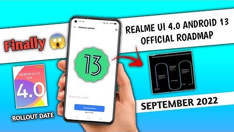 Realme New Update September 2022, Realme UI 4.0 Android 13 Update official Device or Roadmap Rollout