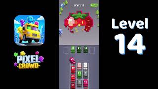 Pixel Crowd Level 13 Walkthrough | Full Gameplay Solution | Go Answer