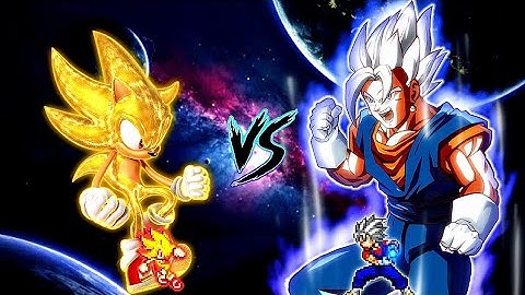 Sonic Chaos V4 JVL OP (all form) VS Vegito V3 OP (all form) in Jump Force Mugen