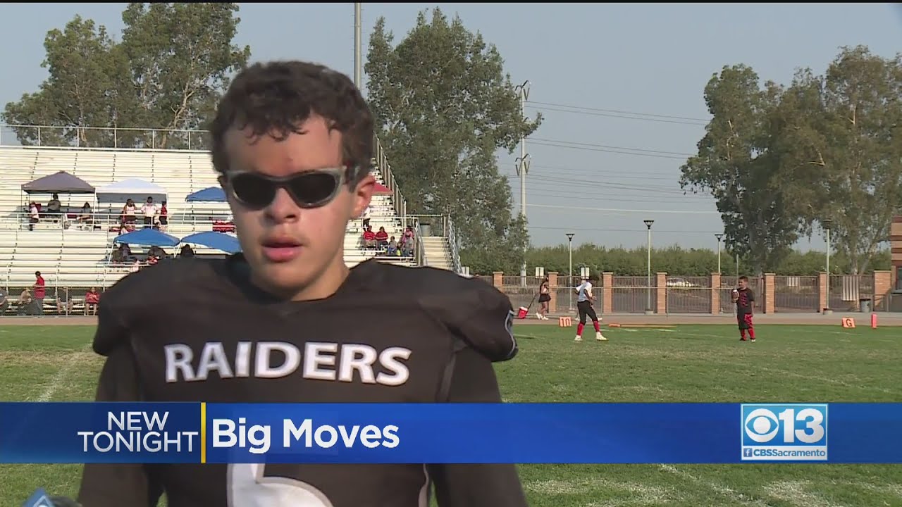 Blind Youth Football Player Makes Big Moves YouTube