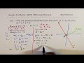 MPM2D Analytical Geometry | Shortest Distance | Circle | Triangle Area Exam Review Grade 10