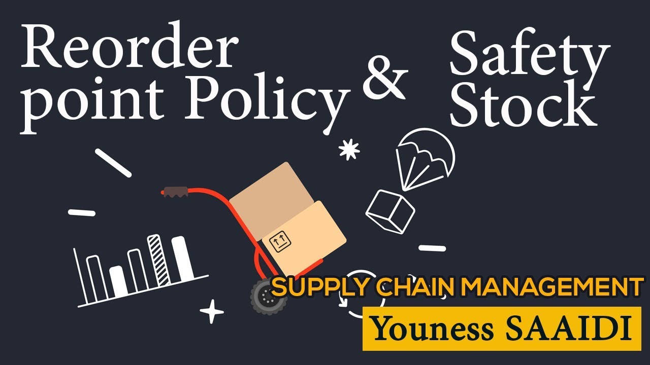 SCM - Reorder Point Policy & Safety Stock - YouTube
