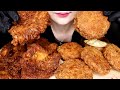 【大食い/咀嚼音】大きな唐揚げ ザクザクキャベツのメンチカツを食べる FRIED CHICKEN 멘치 카트【ASMR / MUKBANG / EATING SOUNDS / NO TALKING】