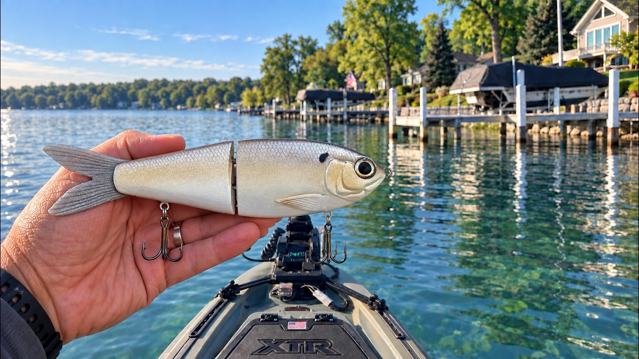 I Tried GIANT Glide Baits in White Lake… (The Results)