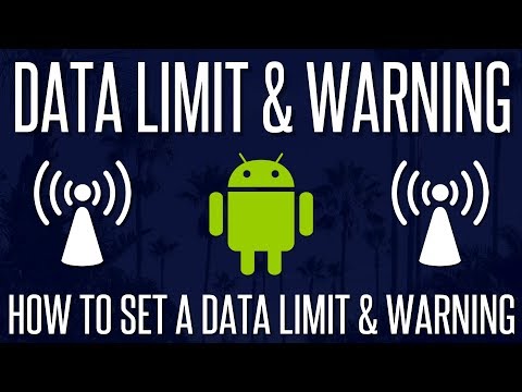 How To Set a Data Usage Limit & Warning On Android