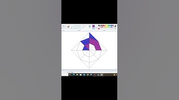 How to draw Tile Design in MS Paint 🎨#drawing #art #painting #tile #design #colors #computer #deaf