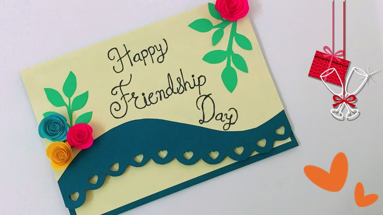 Diy Friendship Day Card | How To Make Special Card For Best Friend ...