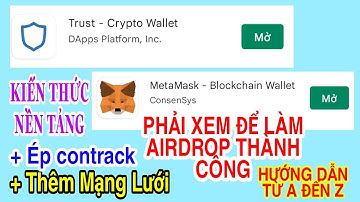 HƯỚNG DẪN DÁN CONTRACK TOKEN VÀO VÍ TRUST WALLET VÀ METAMASK TỪ A ĐẾN Z THÀNH CÔNG 100% | Kiếm Tiền